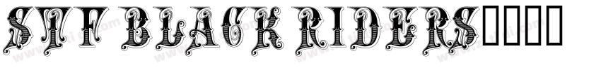 Stf BLACK RIDERS字体转换